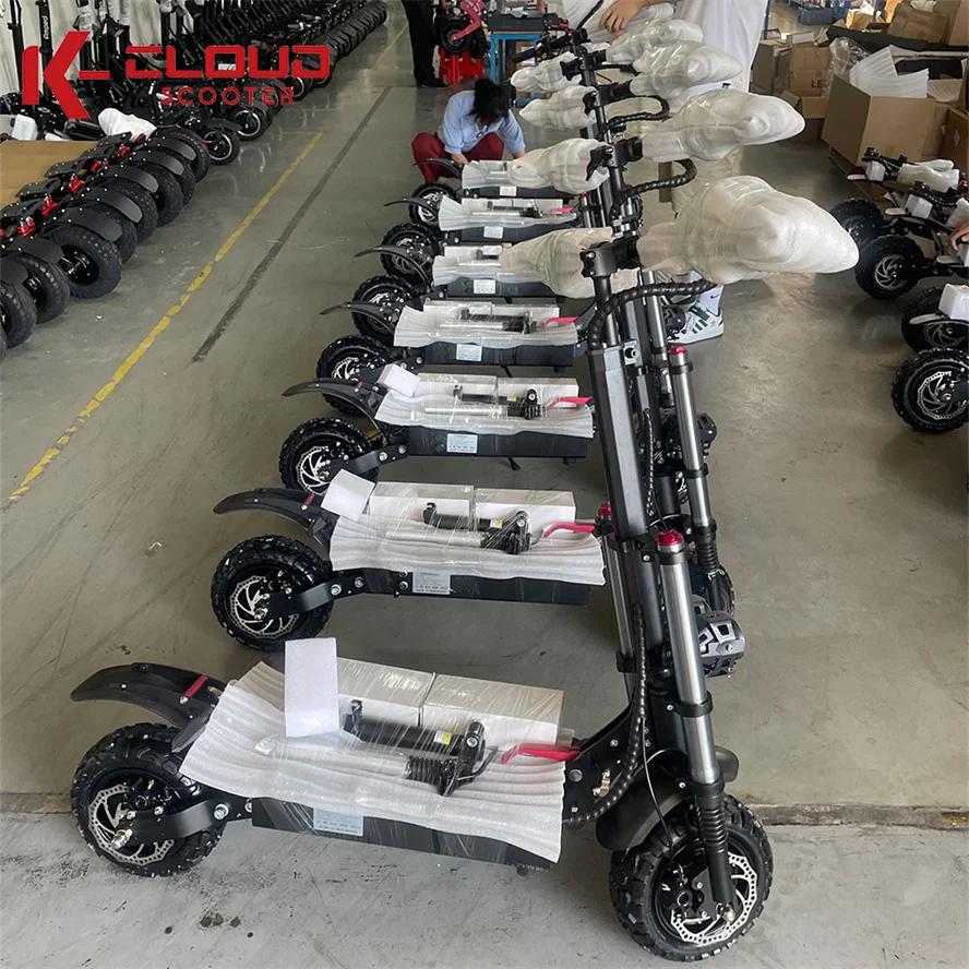 Fast Shipping EU US UK Warehouse 5600W 6000W With Seat 11 Inch Offroad 60V Electric Scooter Price E Scooter