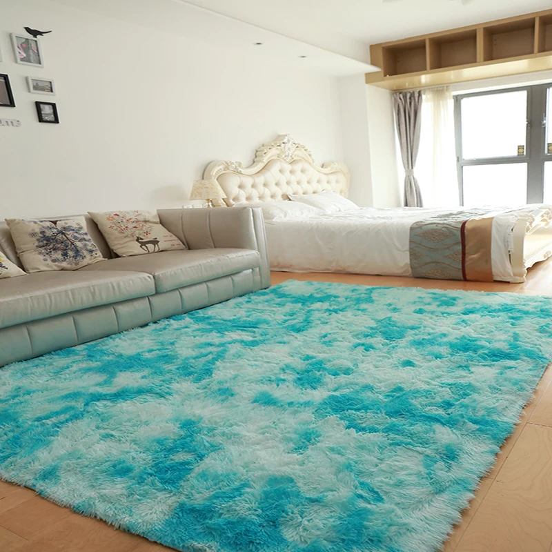 Wholesale China Big Size Soft Plain Floor Shaggy Rug Carpet For Living