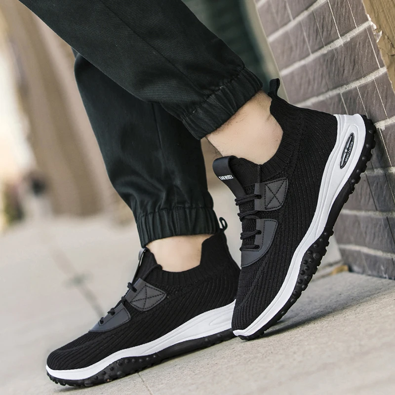 wholesale men fashion breathable light weight sneakers running sports shoes cheapest designer shoes