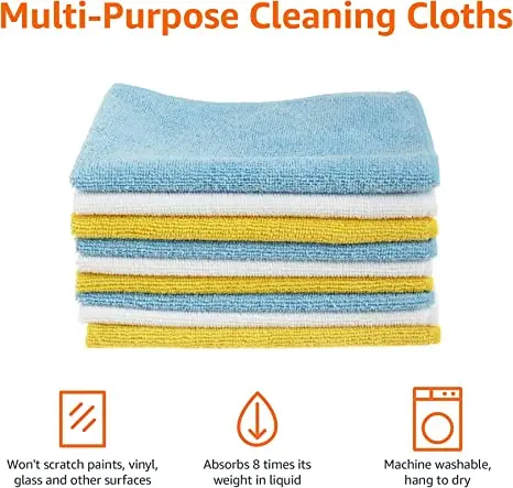 High Quality car cleaning material Kitchen Terry Micro fiber Cloth towel  Bulk  household cleaning tools and accessoires