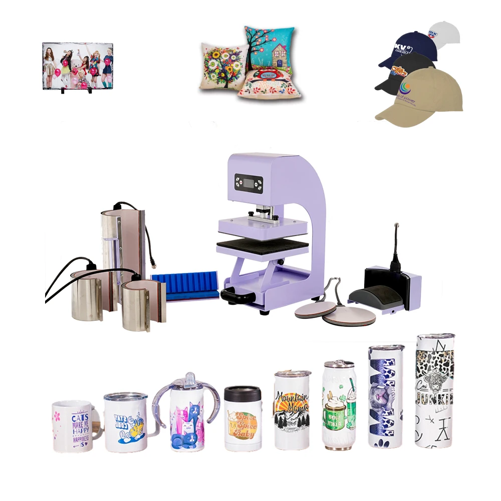 Factory Direct Sale Multifunctional Press Heat Transfer Sublimation Machine 10 in 1