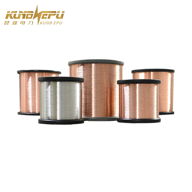 KUNB customized power CCA UL 1.5mm enameled copper wire wholesale high quality pure enameled copper wire