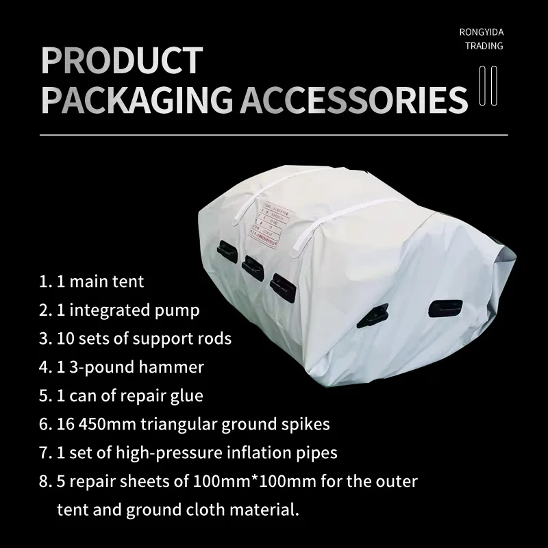 PVC Customized shelter outdoor inflatable medical tent emergency tent used inflatable hospital tent