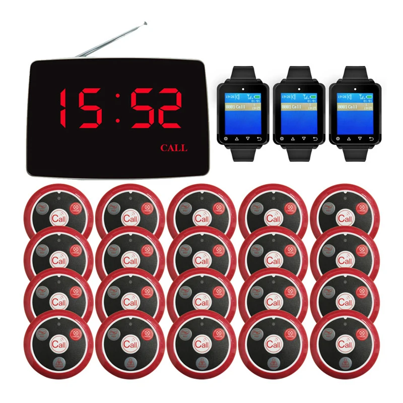 restaurant pager nurse waiter button wireless call system