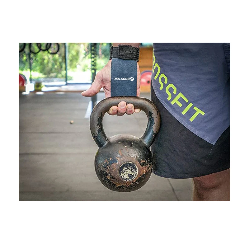 
Cowhide Weight Lifting Grips Palm Protection With Wrist Wraps for Gym Fitness Workout Exercise Training 