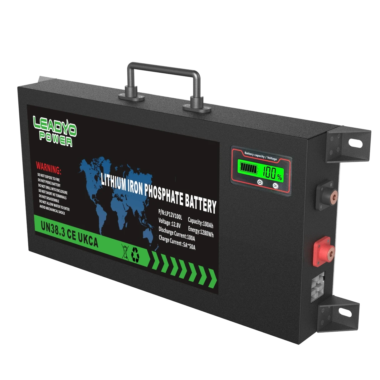 Глубокий цикл 12 В 100ah батарея lifepo4 4WD Slim 50AH 100AH 200AH 300AH 400AH литиевая для внедорожного фургона автофургона