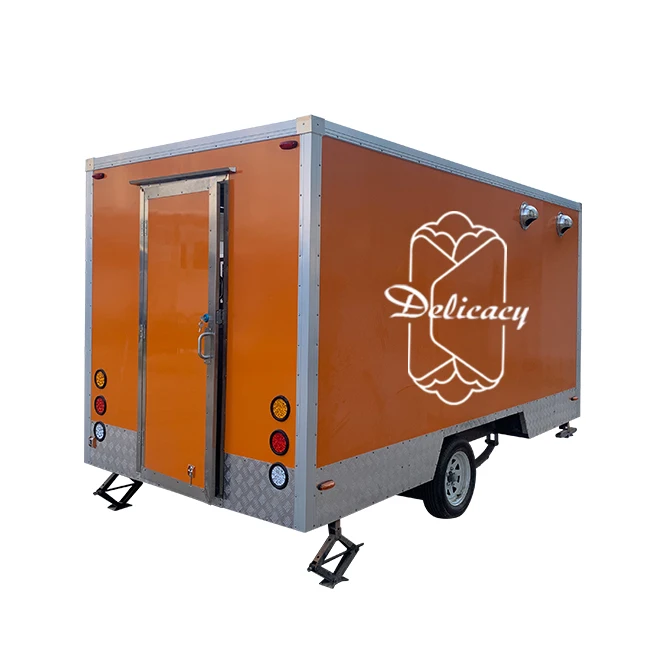 Custom Design Decorating Travel Trailer For Small Car Mobile Salon Truck