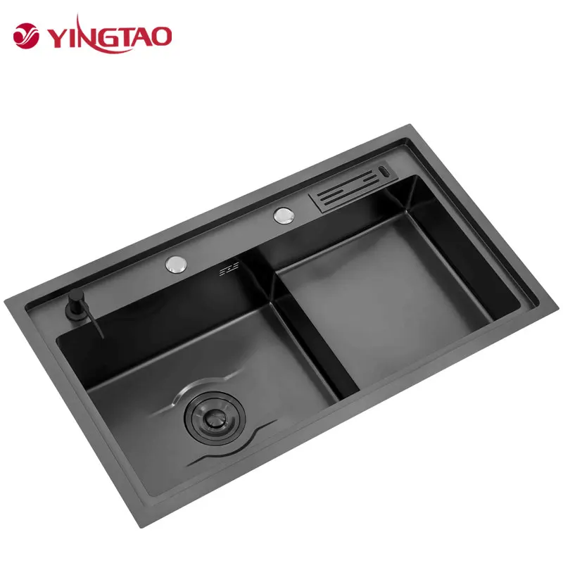 Durable Scratch proof cheap high end kitchen double sink 5 years warranty kitchen sink