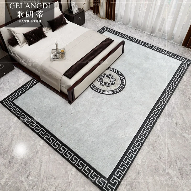 China customized rugs and carpets hand tufted woolen carpets area rugs for living room bedroom
