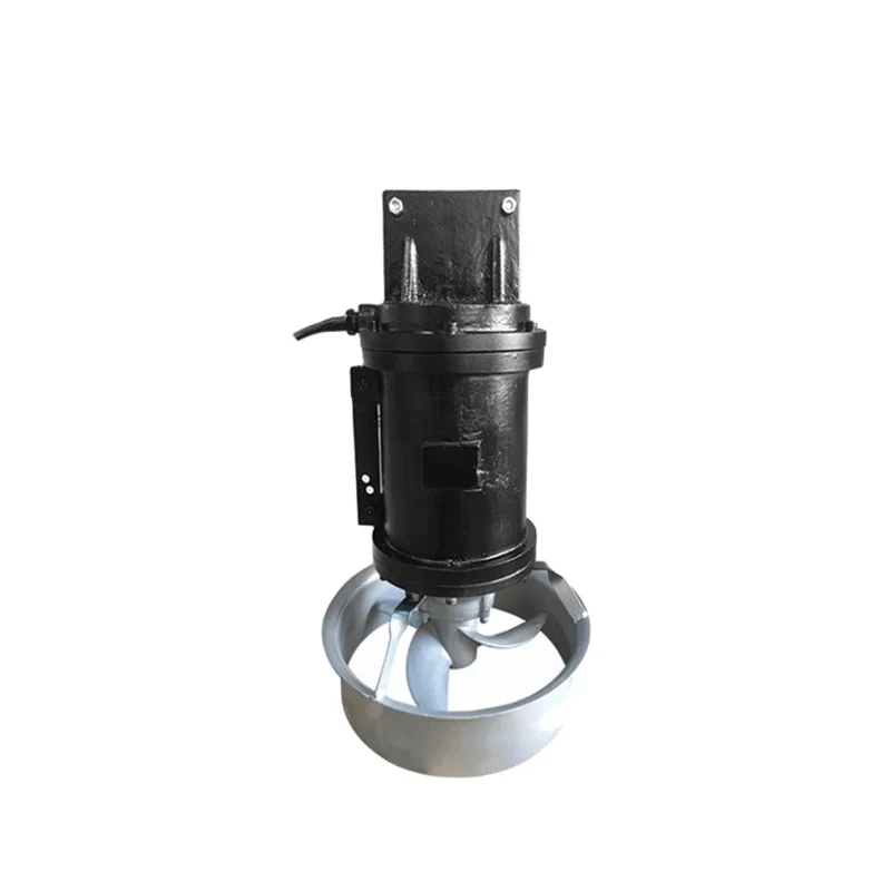 5KW 7 .5HP submersible mixer   material on cast iron motor with SS 304 ring and impeller good quality