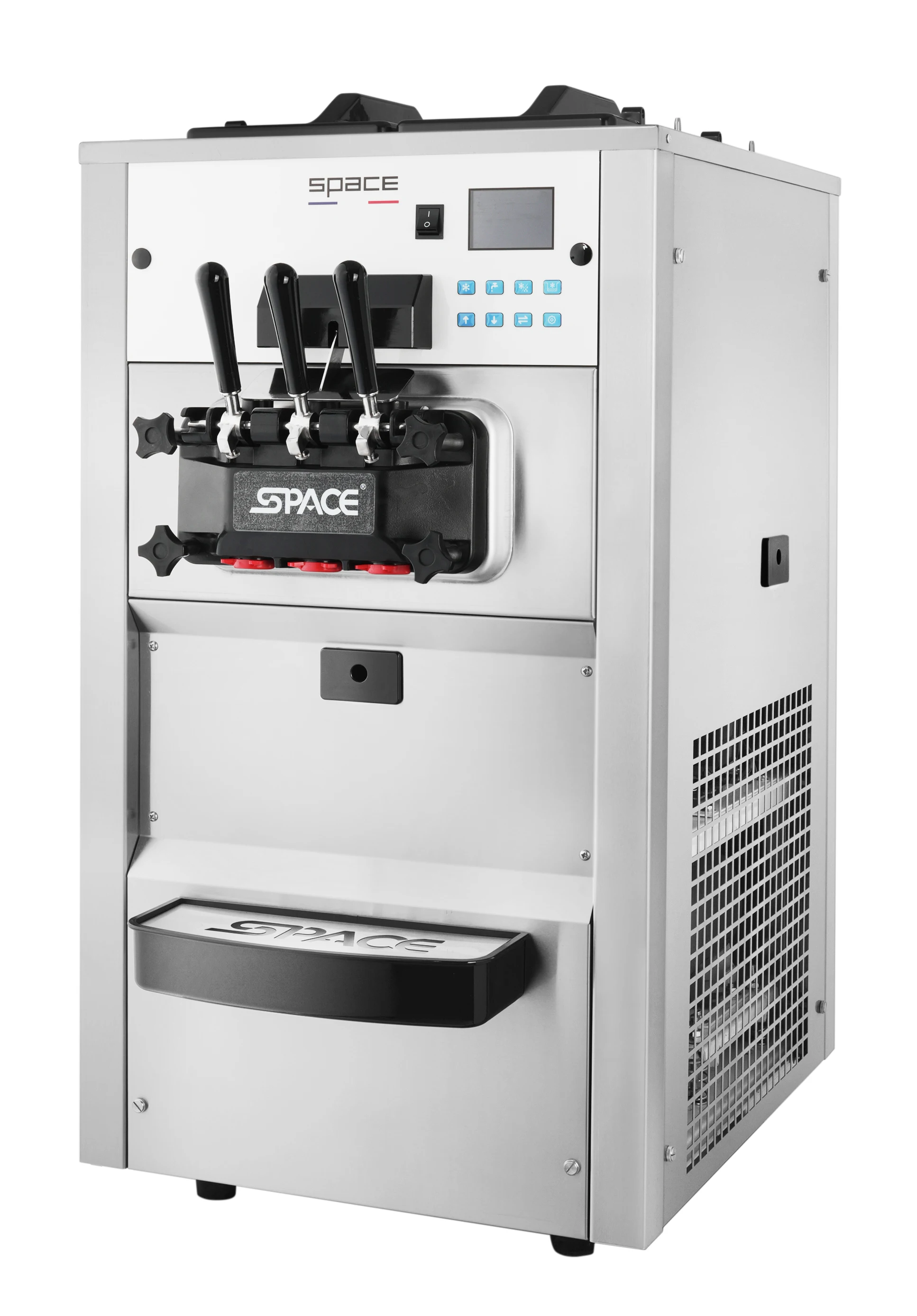 Tabletop machine a glace professionnel 2+1 mixed flavors ice cream making machine with wholesale price