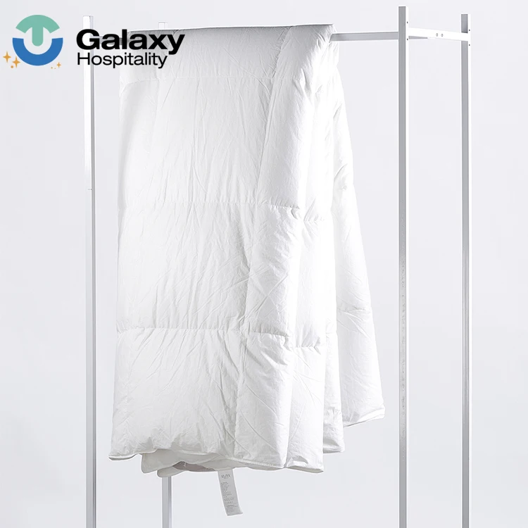 Custom Wholesale Thailand Quilted Goode Down White Queen Comforter