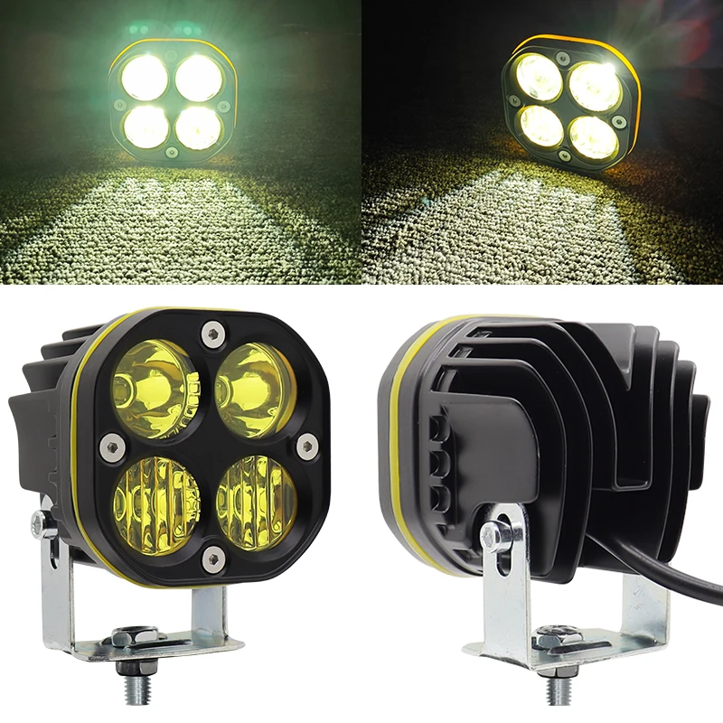 Led Pod 4x4 light Offroad Driving Flood Light 3 Inch 40W Super Bright Waterproof Bumper Work Auxiliary Lights For Car Truck ATV