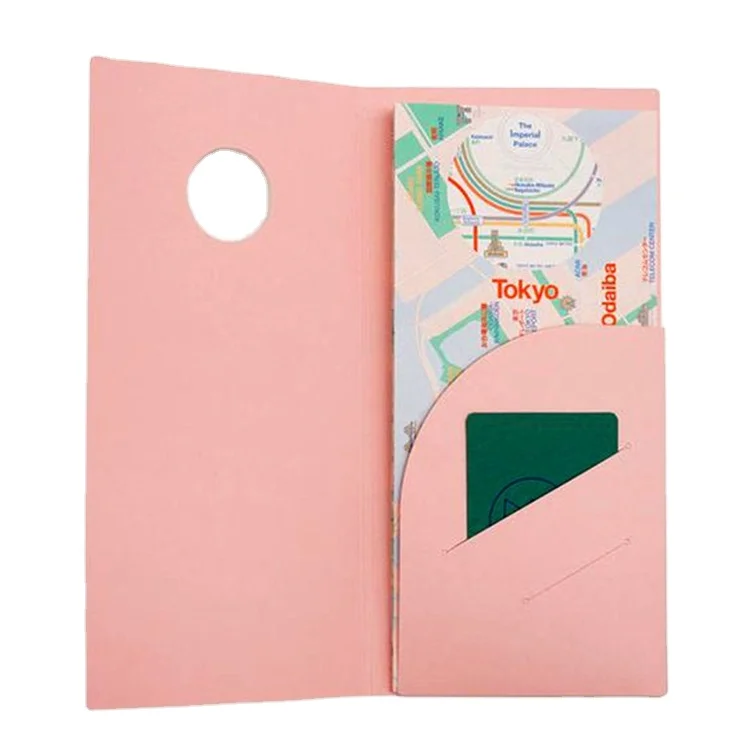 Factory Custom Making Document Manila Paper File Folder Embossing Paper Printed Presentation Folder