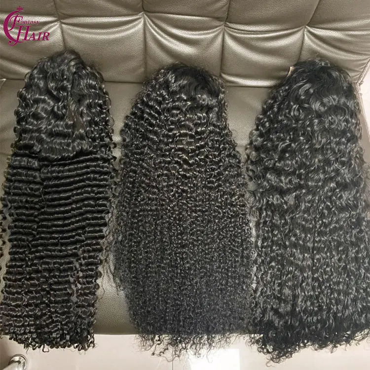 FH wear and go glueless wigs curly human hair 5x5 pre cut transparent lace front body/ water/ deep wave jerry curly hair wigs