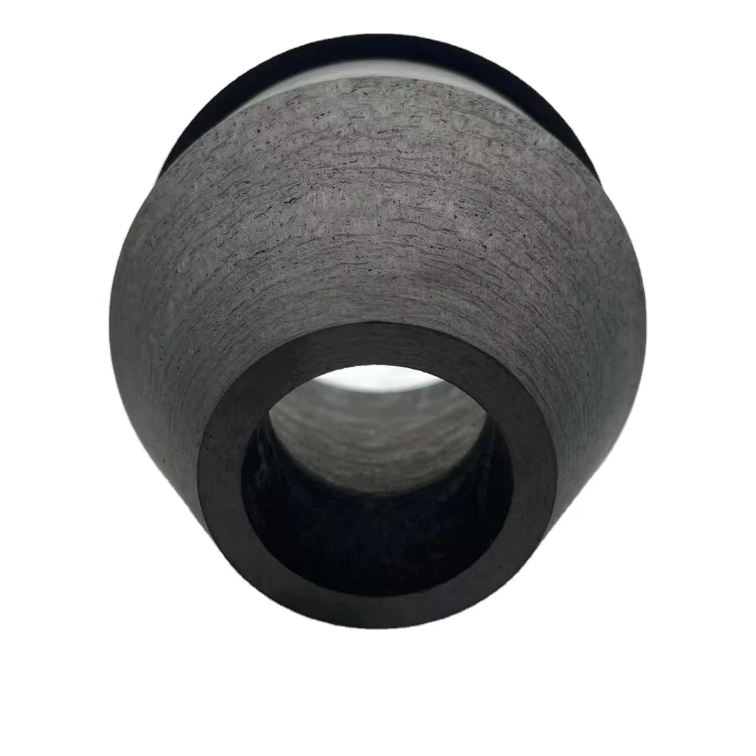 Customized graphite nozzle to map processing