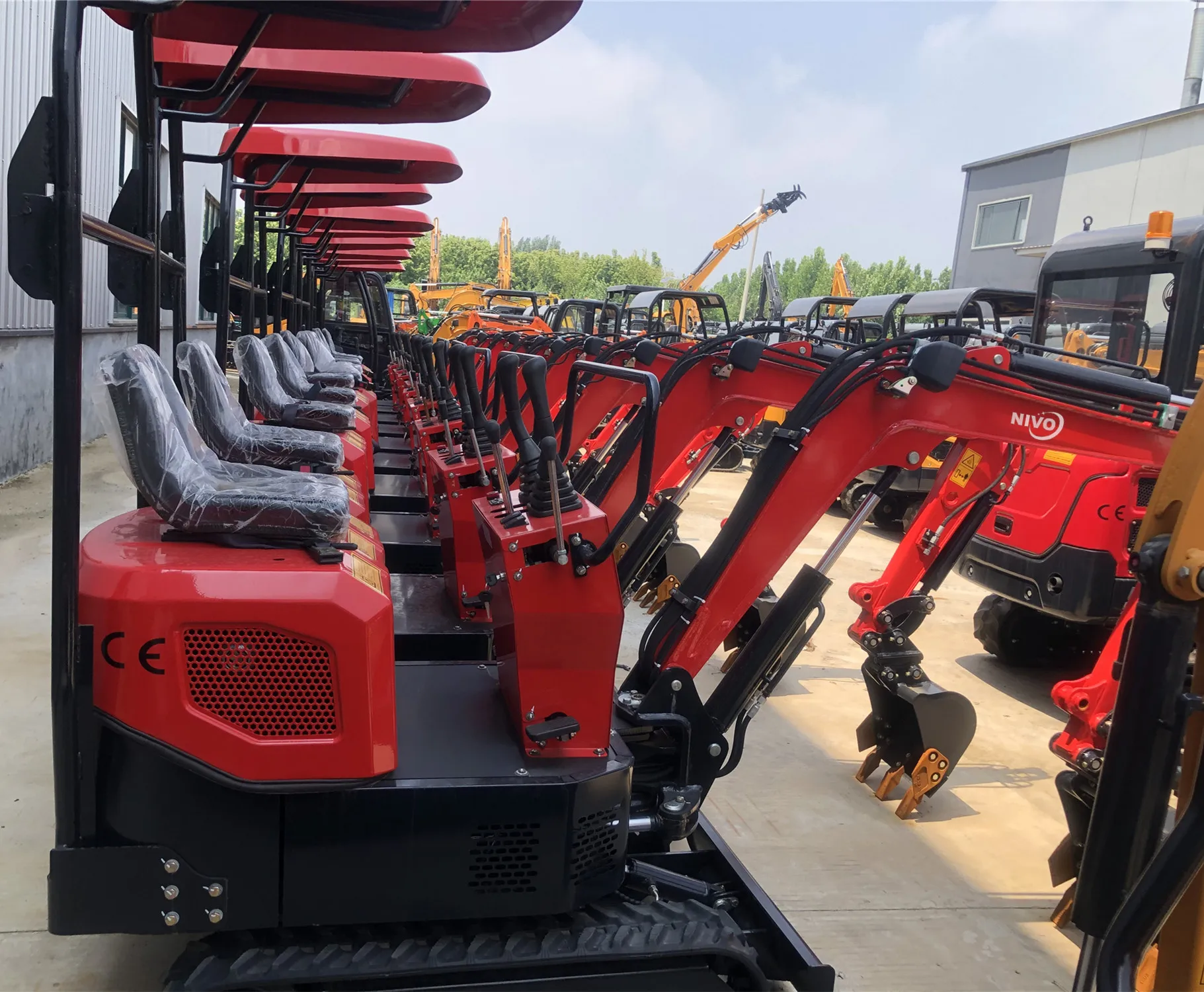 Nivo NE10 1000kg mini excavator for euro garden digging machine hydraulic crawler excavator digger or parts