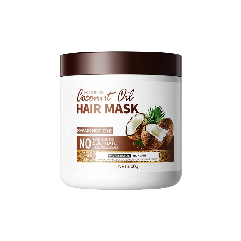 Wholesale Coconut Hair Mask Deep Conditioning and Thickening Coconut Oil Protein Keratin Treatment Hair Mask