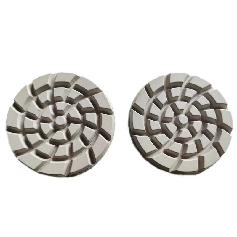 Industrial grade 6mm thickness 3 inch copper bond transitional polishing pad for grinding concrete