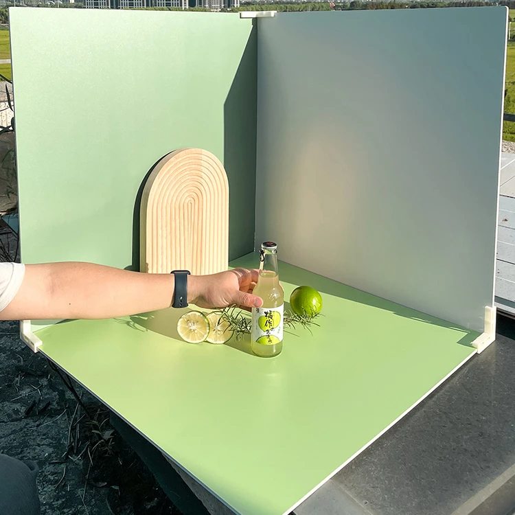 Wholesale YINGZHI  60*60cm Morandi Photography Background Studio Food Photography Solid Color Photo Background Plate