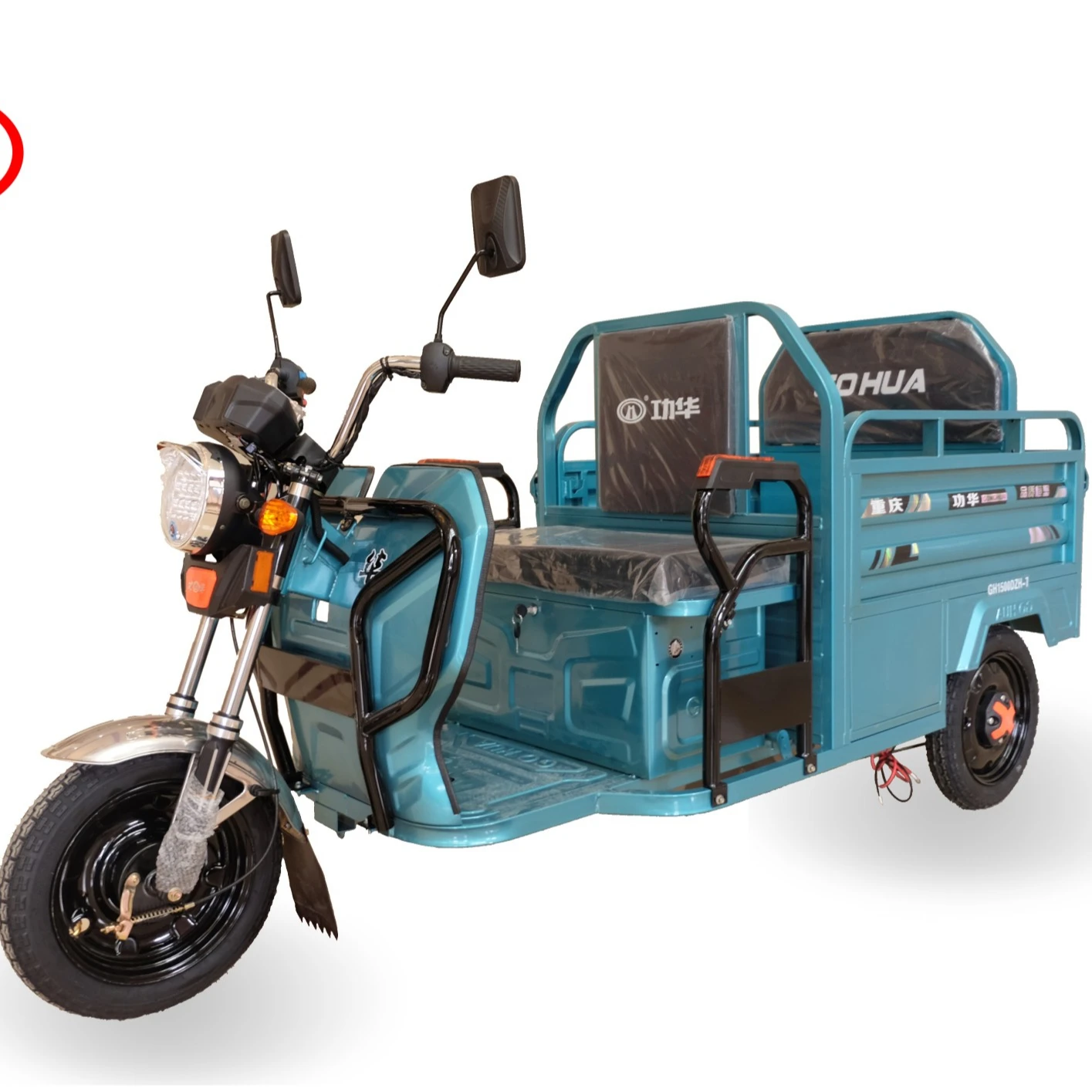 2023 Best Safety and Popular 60V 1000W Electric Tricycle Electric three-wheeled wagon