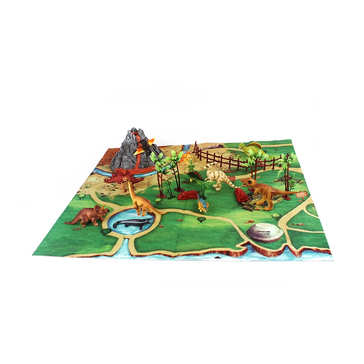 
Dinosaur Toys - 31 Realistic Dinosaur Figures, Activity Kids Play Mat & Trees, Dinosaur Playset Gifts for Boy & Girl 3,4,5,6,7,8 
