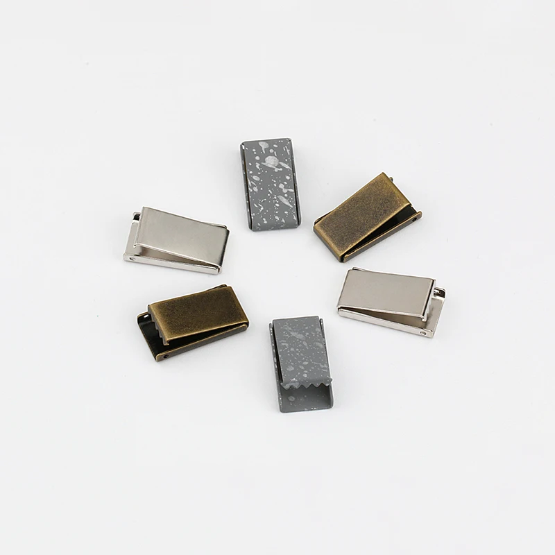 35 мм белый цвет металлическая лента концевой наконечник ремень хвост Зажим переключатель