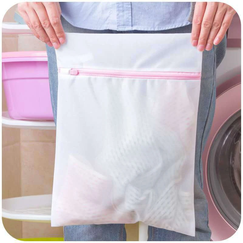 Storage travel mesh laundry bag custom fine mesh polyester wash bag