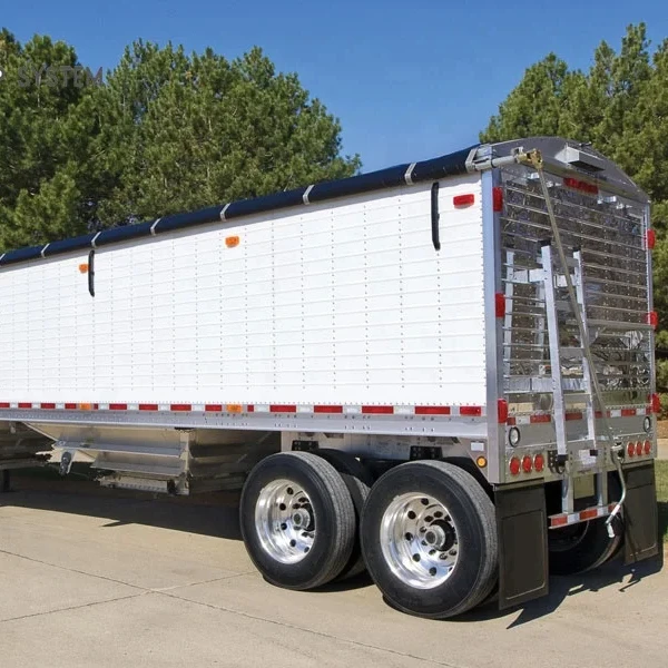 Dump Trailer Side to Side Roll Tarp System Crank Handle or Electric Motor Available