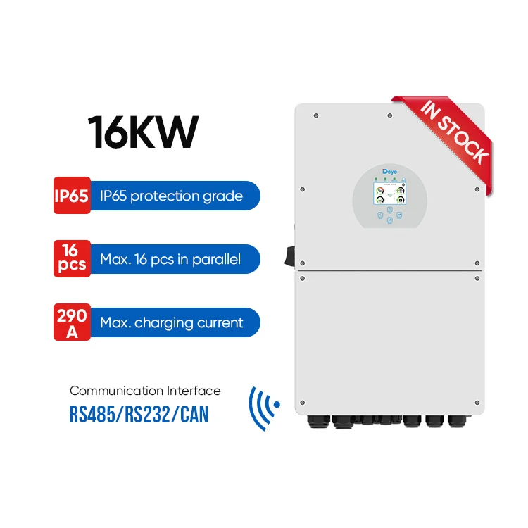 Europe Warehouse Deye On Grid And Off Grid Inverter SUN-16K-SG01LP1-EU Standard 16KW Hybrid Single Phase Inverter