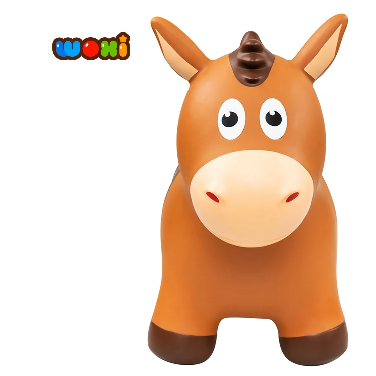Hot Sale Toy Ride on  Animals  Large Horse Rubber Pump Kids Toys Inflatable Toys