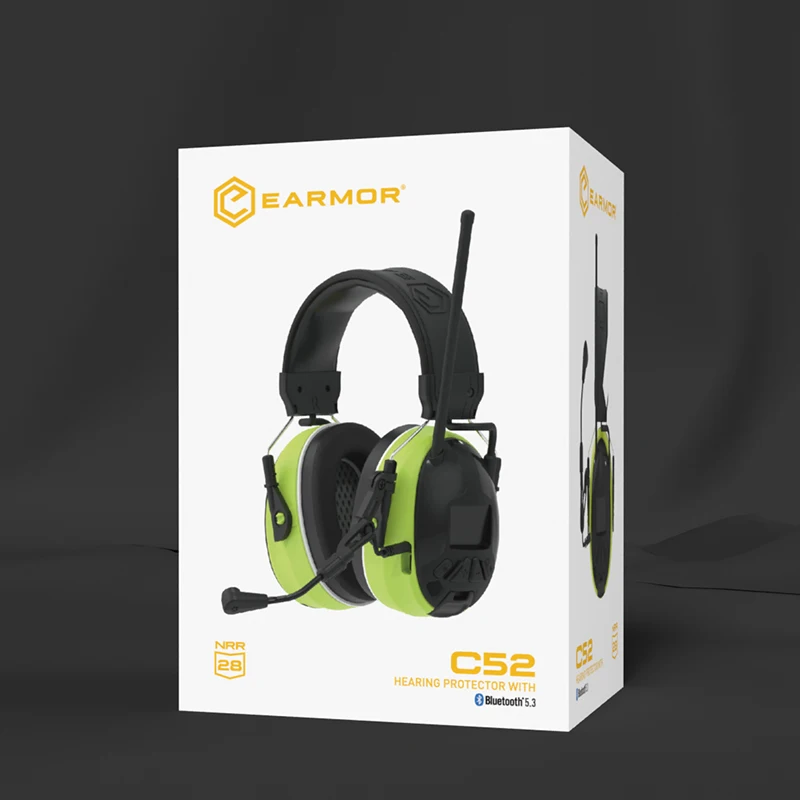 Hearing protection electronic earmuffs pickup noise reduction communication headphones headset