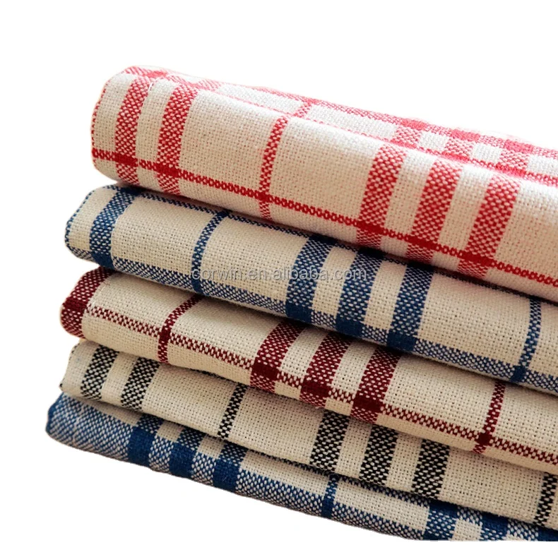 China gift-in cotton check pattern tea towel  decorative napkin kitchen napkin soft kichen towel