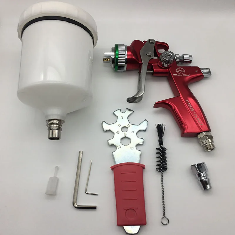 Высококачественный ручной пистолет-распылитель для ремонта поверхности автомобиля, высокопроизводительный пистолет-распылитель HVLP ET4000, сверхизносостойкая игла и шумоподавление