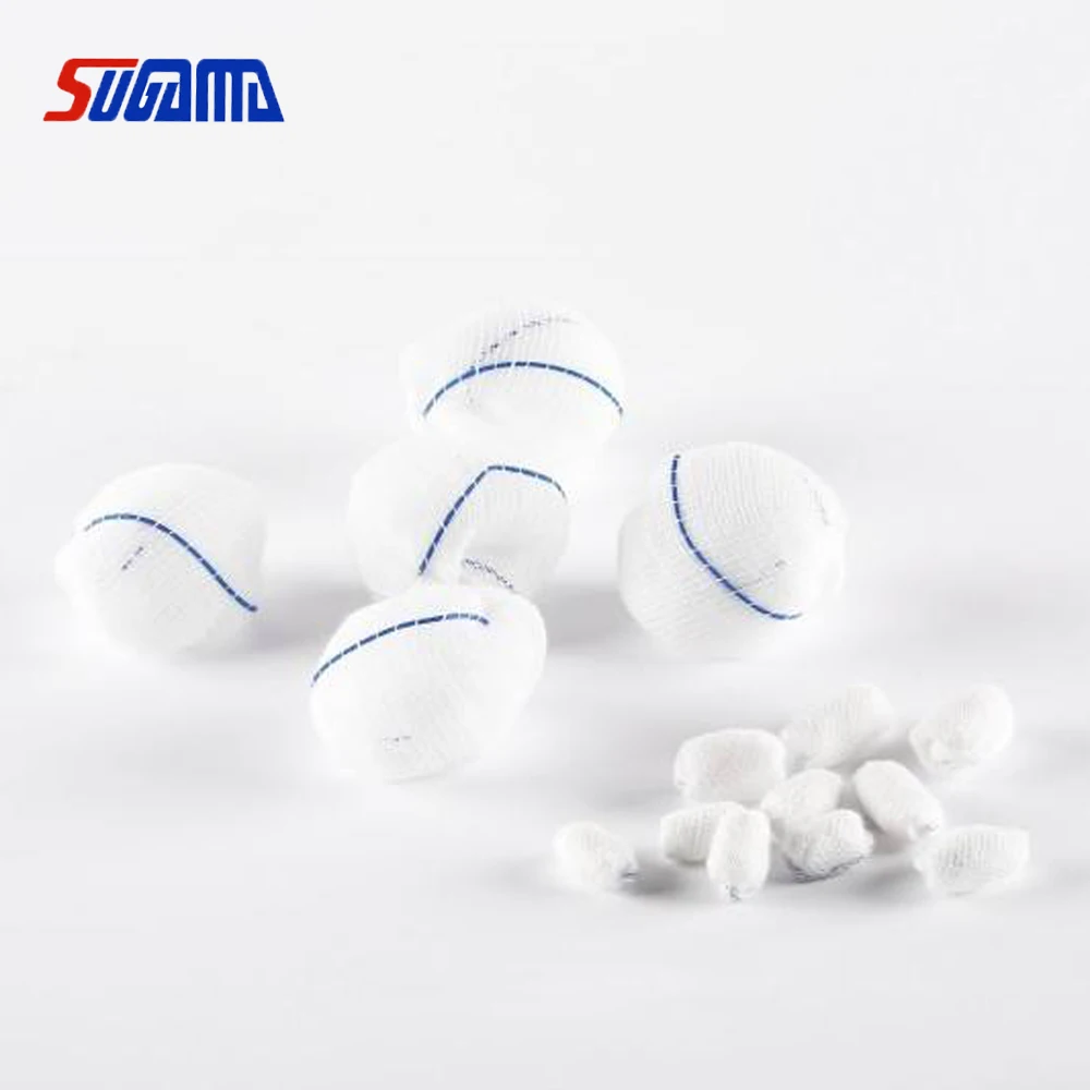 fast delivery good price absorb hemodialysis gauze ball manufacturers and suppliers for surgical use