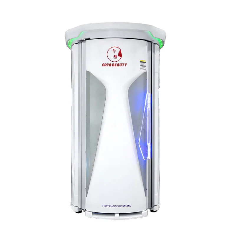 Latest Vertical Full Body Tanning Machine Customized UV Lamp Solarium Bed Sun Booth Tanning Spa Capsule Soft Skin Beauty Tan