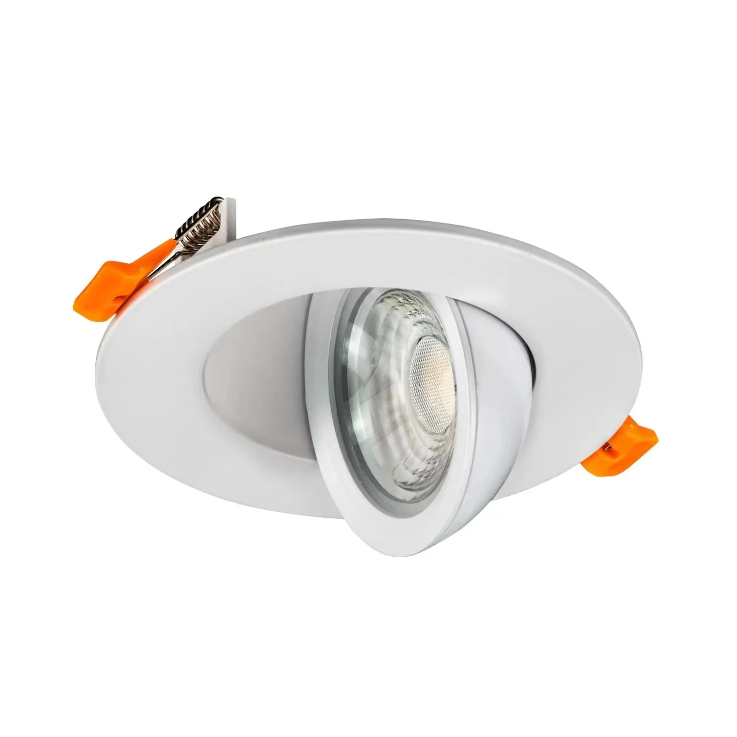 American Design Indoor Tricolor Ceiling Lights No Blue Light 9W 347V Recessed 360 Rotation Gimbal Downlight