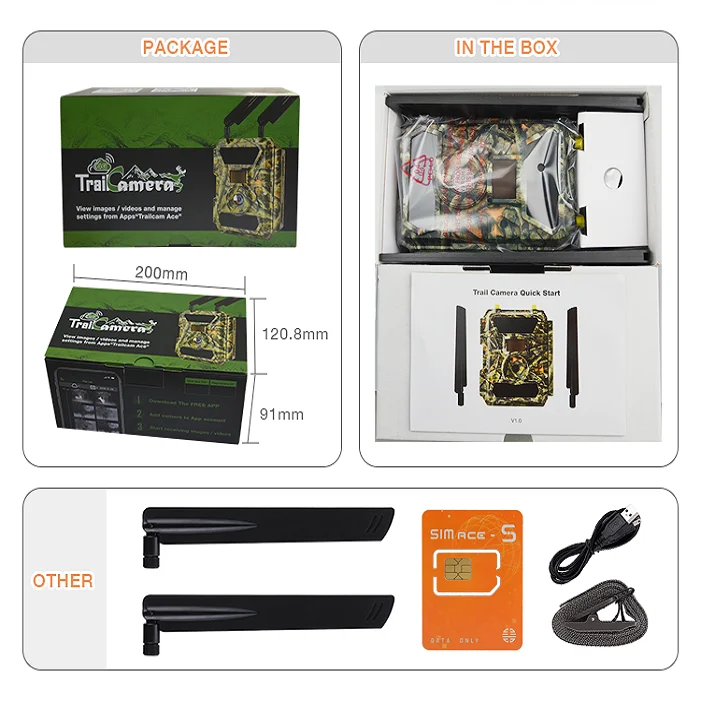 Upgraded: 9 month Infrared Night Vision thermal Game Hunting Scouting 24MP IP66 Waterproof Digital Trail Cameras