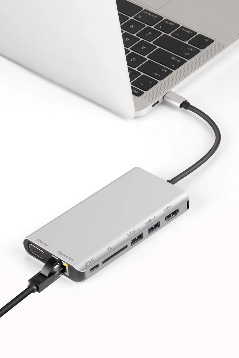 Заводская Прямая поставка USB 3 0 SD кардридер VGA HDTV Gigabit Lan Type C многофункциональная