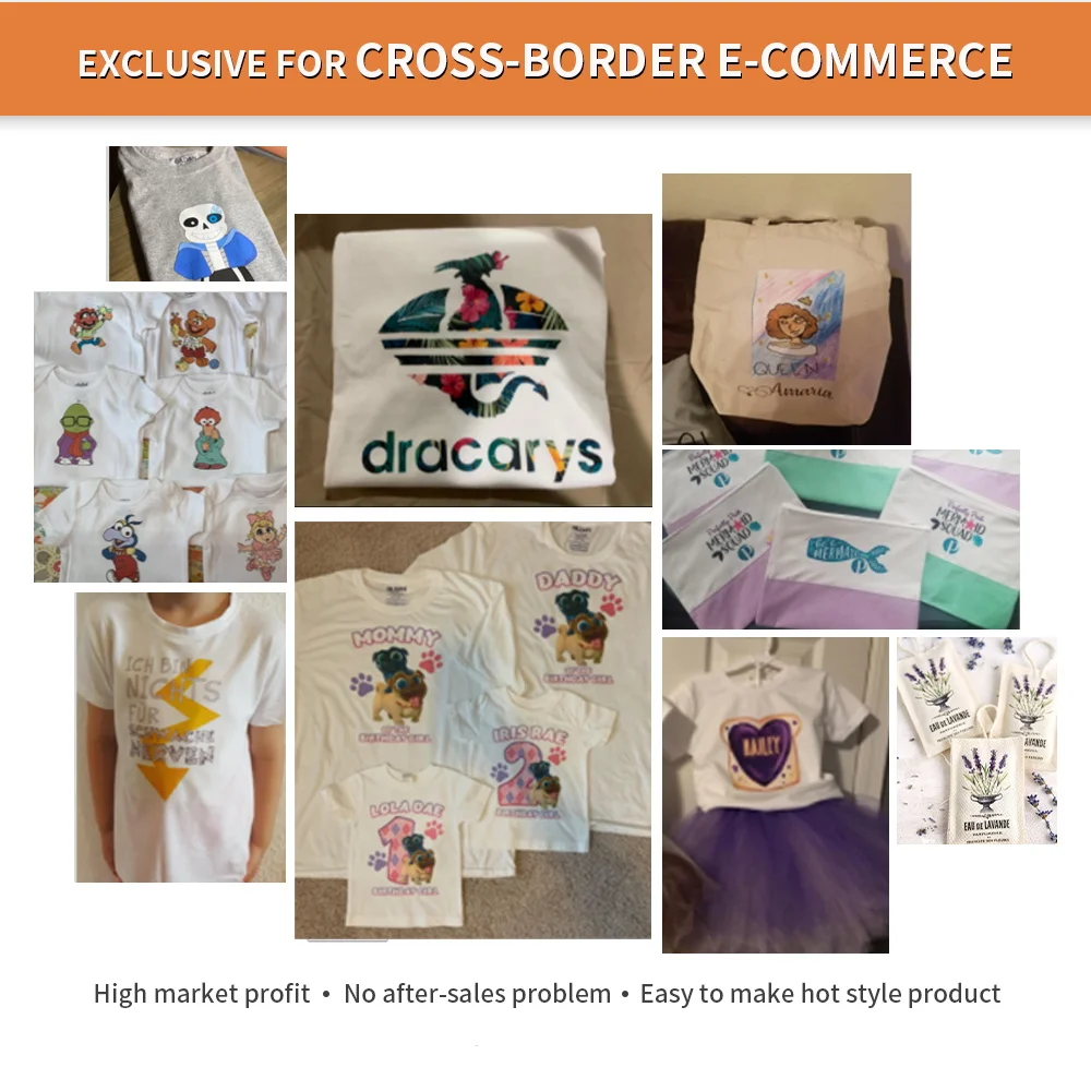 Winner Transfer 100pcs Custom Designed Printable transfer paper laser light heat transfer paper For DIY Projects