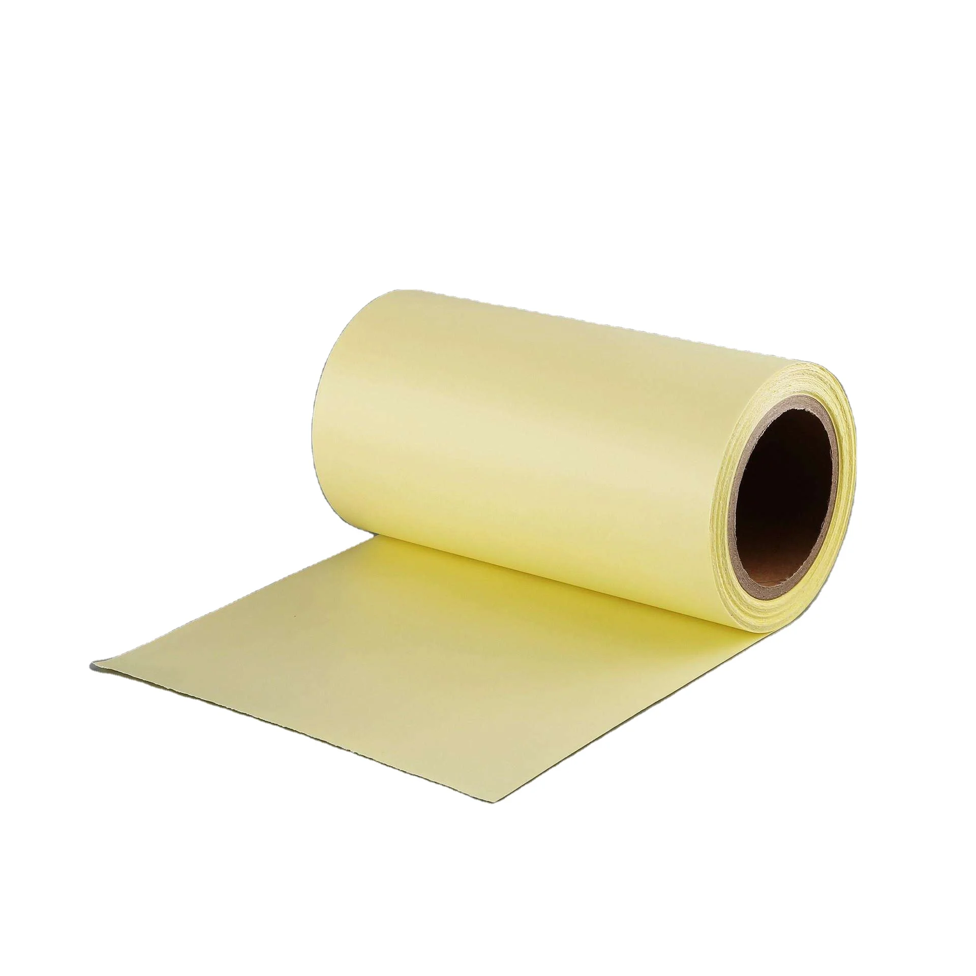 silicone coating water base yellow glassine release paper for logistic label stickers