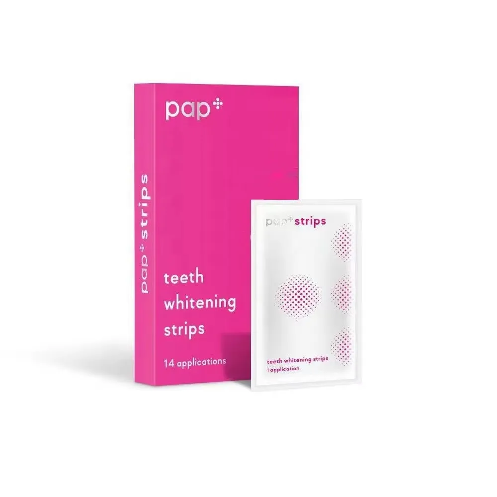 Ce Pap Teeth Whitening Strips Hot Sales Advanced Teeth Whitening Strips 0 Sensitive Peroxide Free
