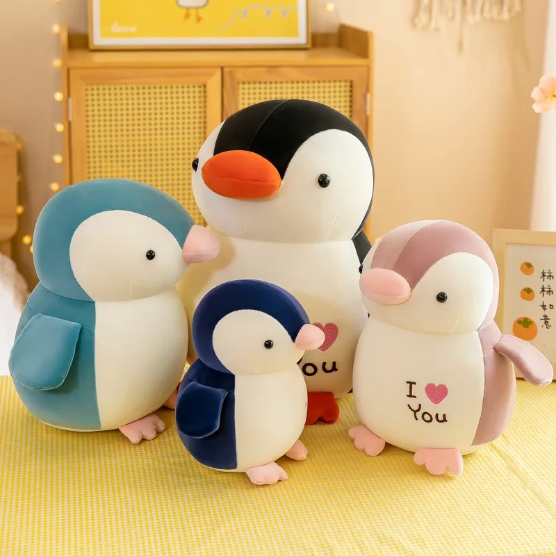 Unisex Custom Stuffed Penguin Plush Toy Small Doll with PP Cotton Filling