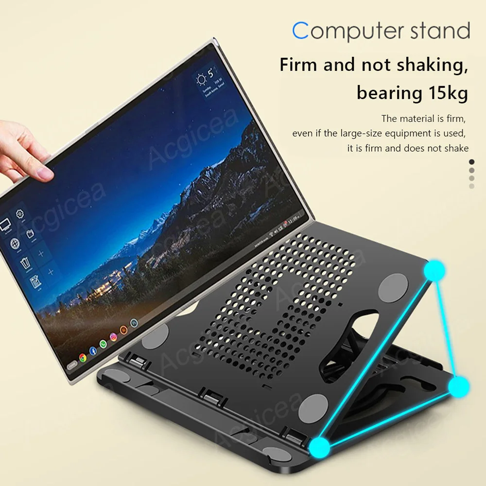Foldable Laptop Stand Rotary Holder for iPad Tablet Macbook Notebook Adjustable Universal Riser Cooling Bracket Laptop Accessory
