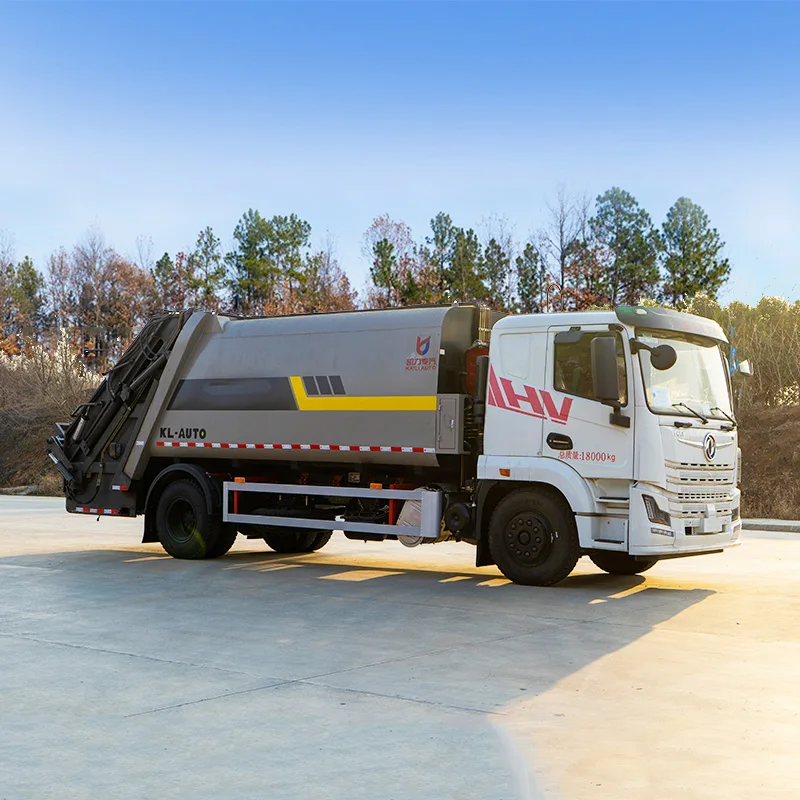 The World Best-Selling 6 Wheels 18 Cubic Meter Compressed Garbage Truck Garbage Transfer Vehicle