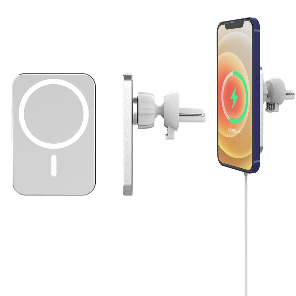 Hot Sales Custom Logo High Magnetic Wireless Car Phone Holder Charger 15W For Phone 14 pro max Car Wireless Charger