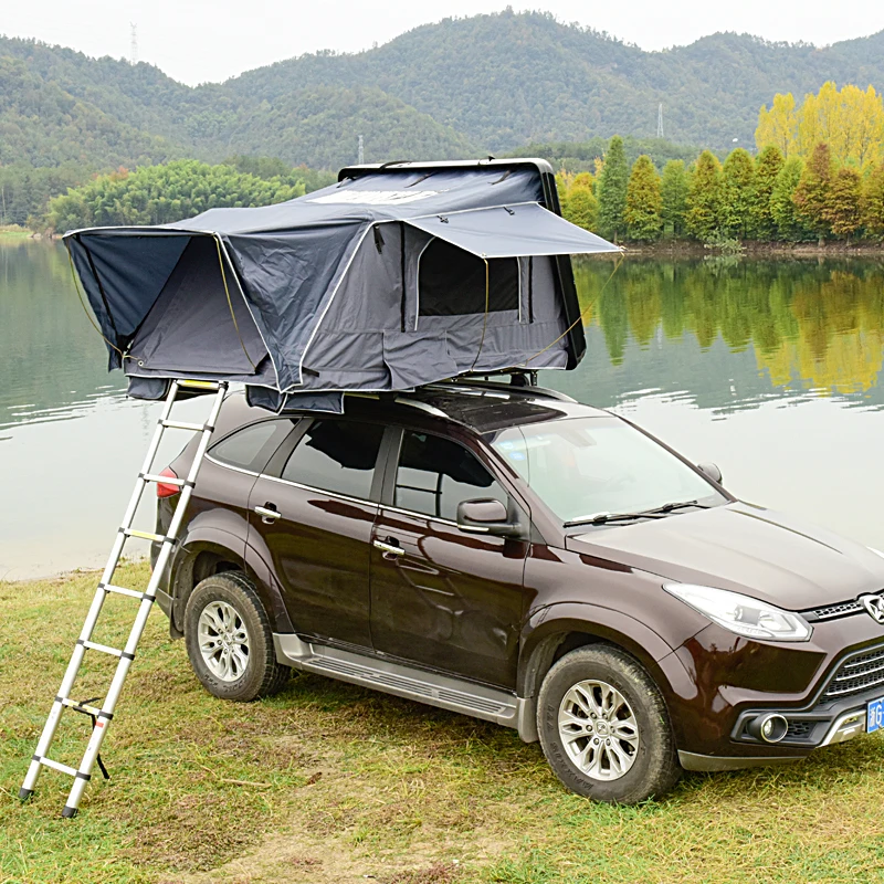 2021 Hot Sale Clamshell Roof tent top hard shell Suv tent camping Hard Shell Car Roof Top Tent