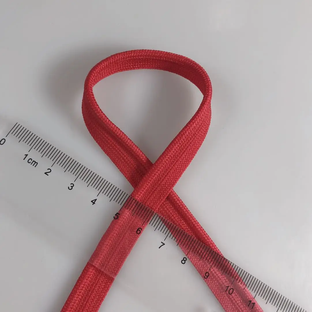 Woven Bias Cord Piping Tape Piping Cord Polyester Satin Cloth Braided Wrapping Strip For Home Textile