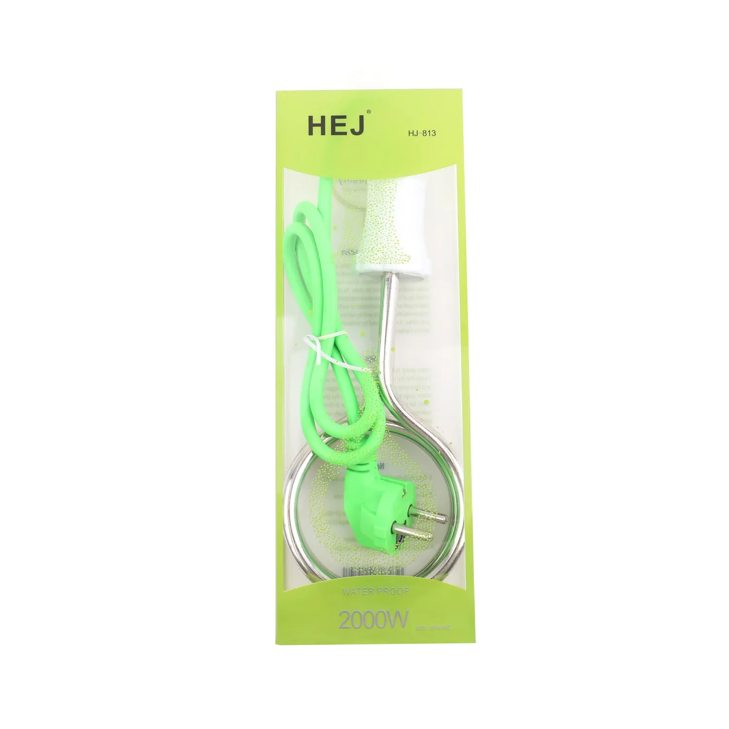 Manufacturer Heating Hot Immersion Heater Electric Tankless Instant Water Heater for Bath/Kitchen  with Light 1500w HJ-813