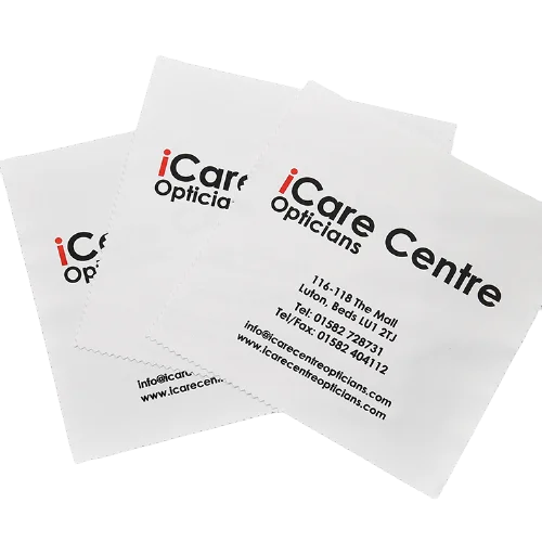 Personalized Microfiber Cleaning Cloths Custom Print Microfiber Glasses Cleaning Cloth Eyewear Cleaner